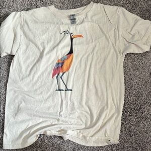 Disney Cream and Orange Short Sleeve Tee with Kevin